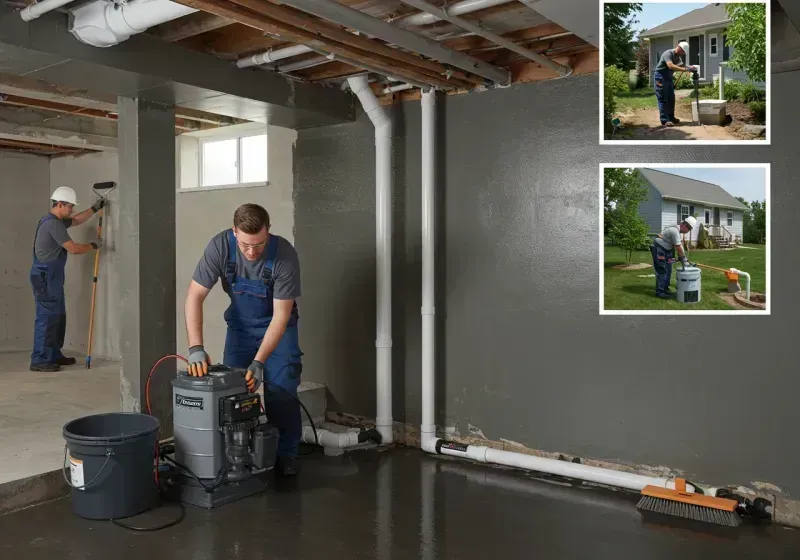 Basement Waterproofing and Flood Prevention process in Fairfield Bay, AR